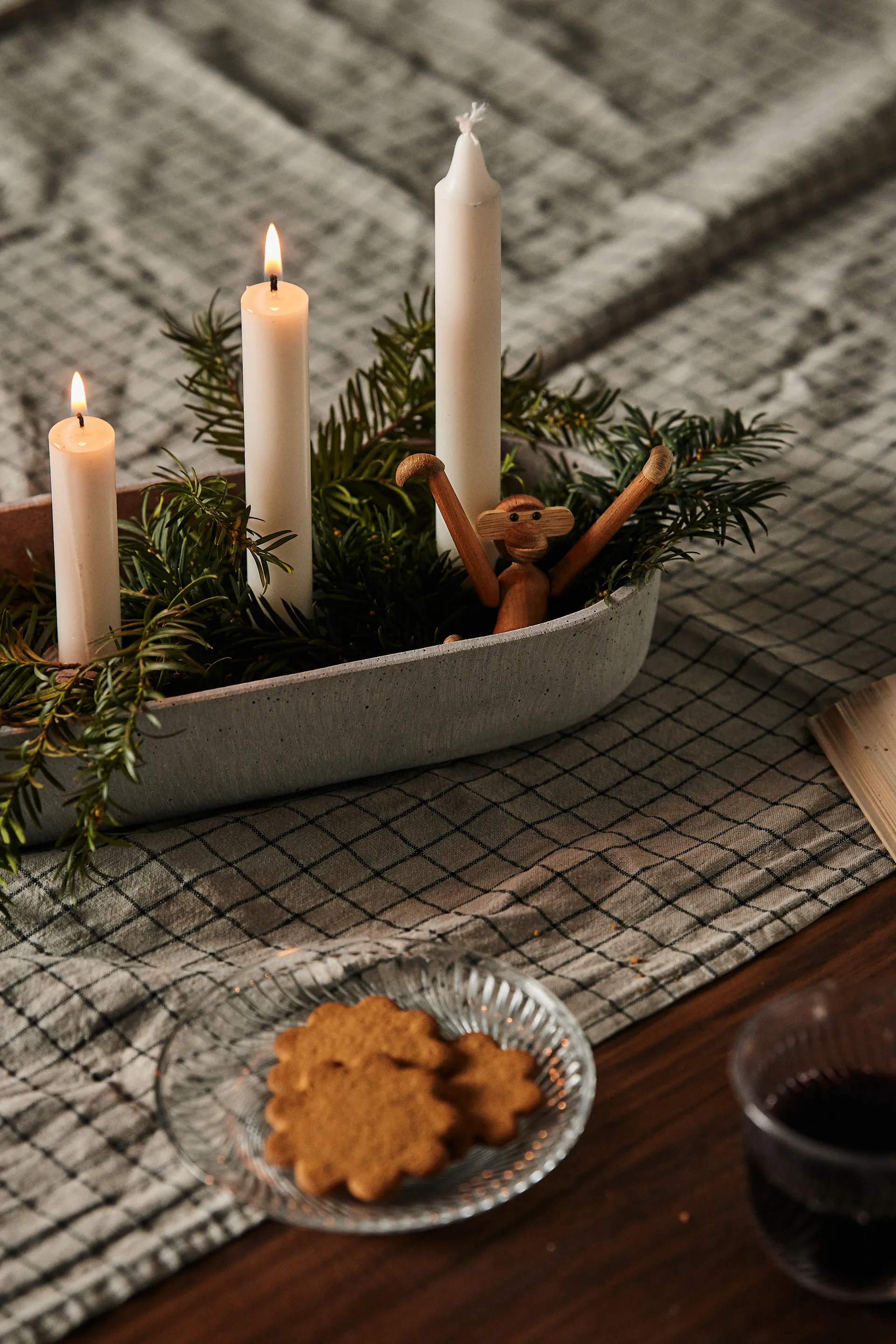 마르브 대림절 캔들 홀더 13x35 cm, Concrete House Doctor | 하우스닥터