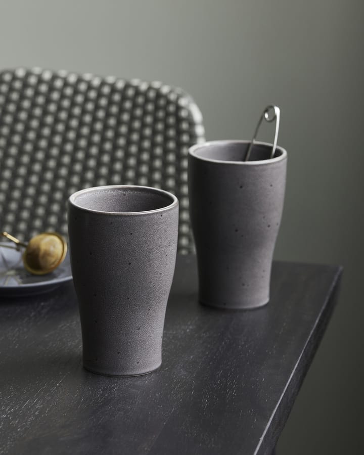리스 보온 머그 14 cm 2개 세트, Dark grey House Doctor | 하우스닥터