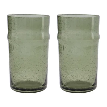 레인 글라스 14 cm 2개 세트 - Green - House Doctor | 하우스닥터