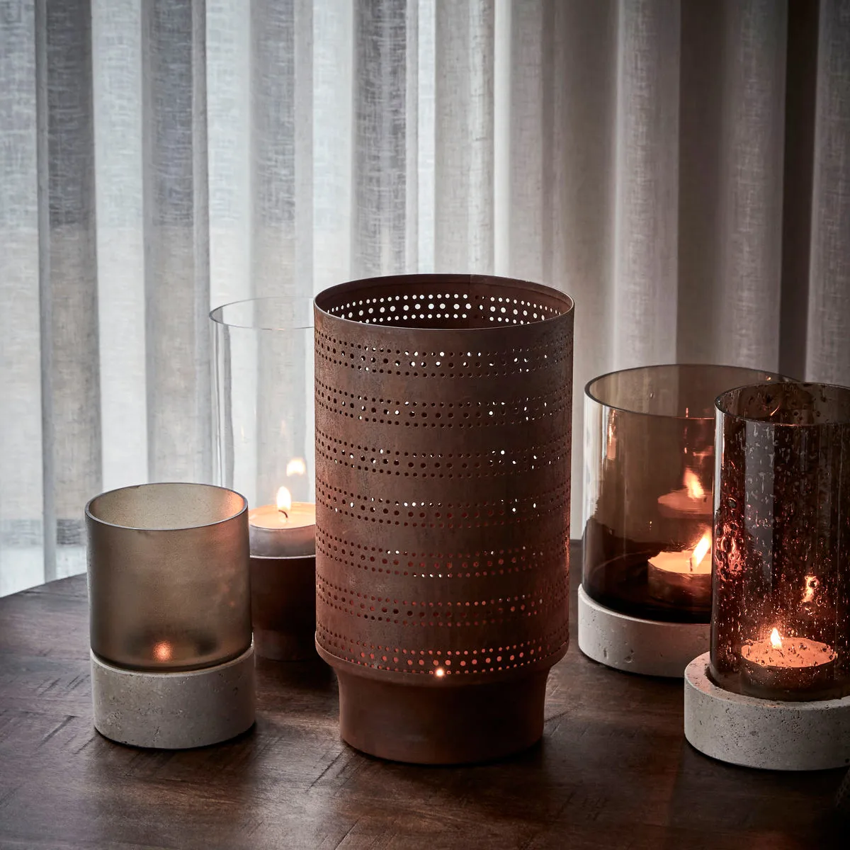 쿠투 캔들 홀더 Ø15cm, Burnt Red House Doctor | 하우스닥터