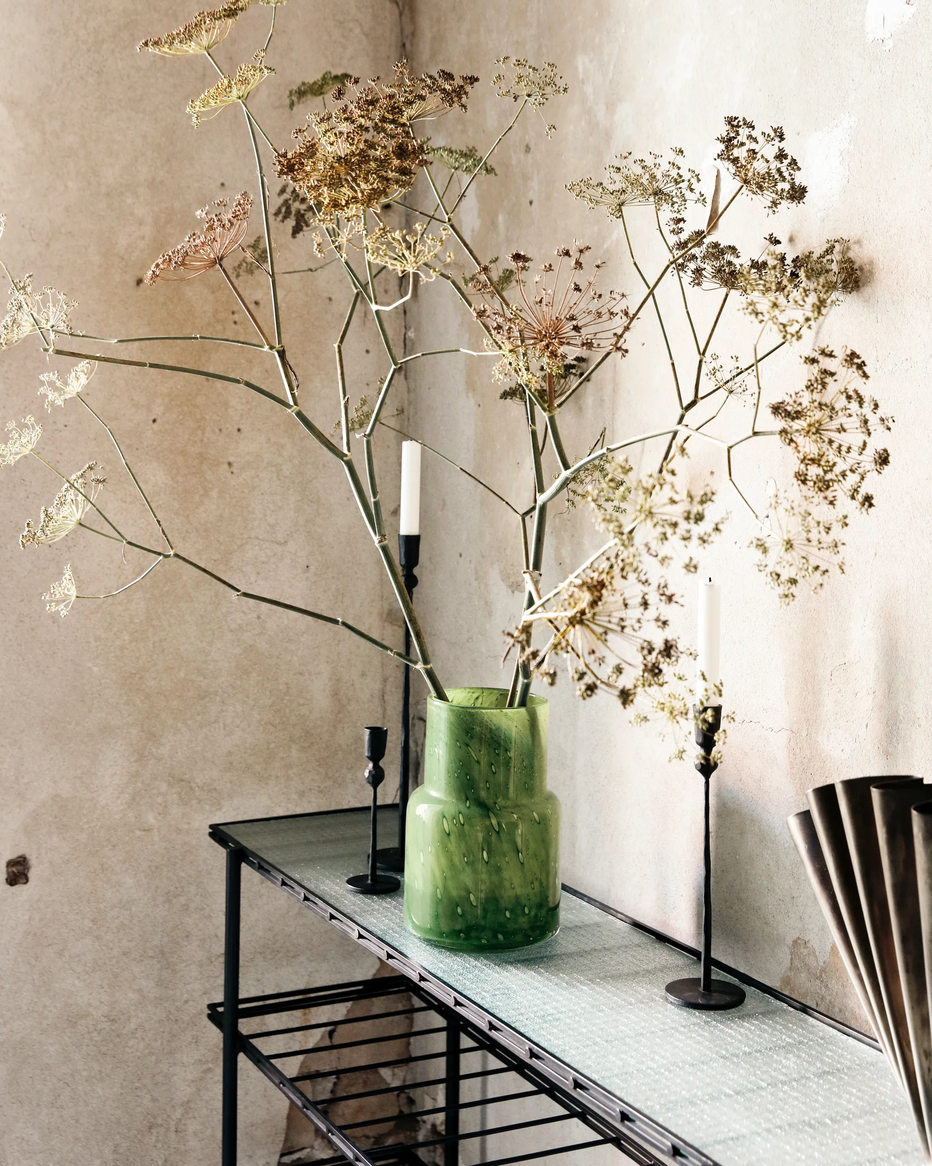 볼 화병 Ø17.5 cm, Dark green House Doctor | 하우스닥터