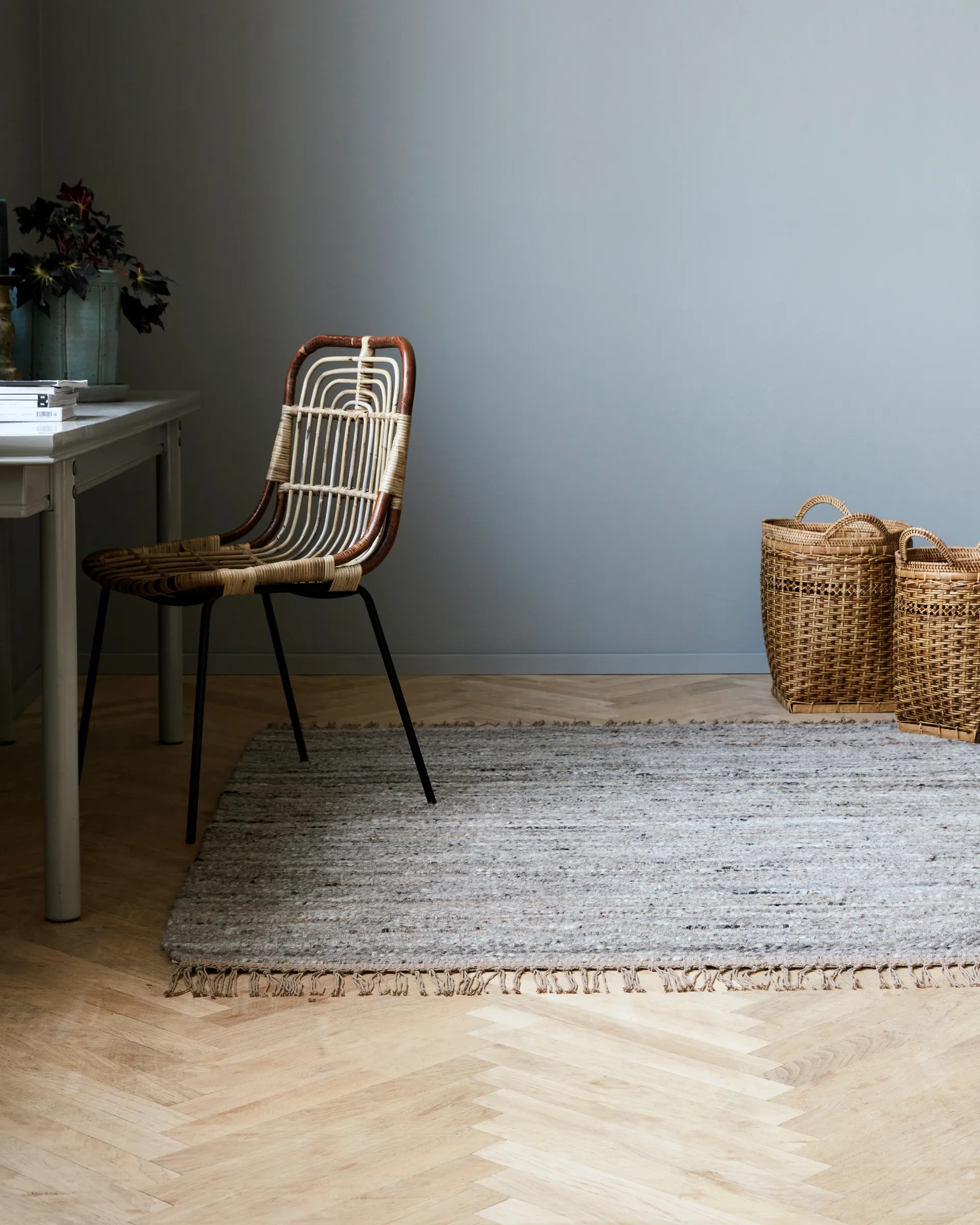 하피 러그 180x180 cm, grey-brown House Doctor | 하우스닥터