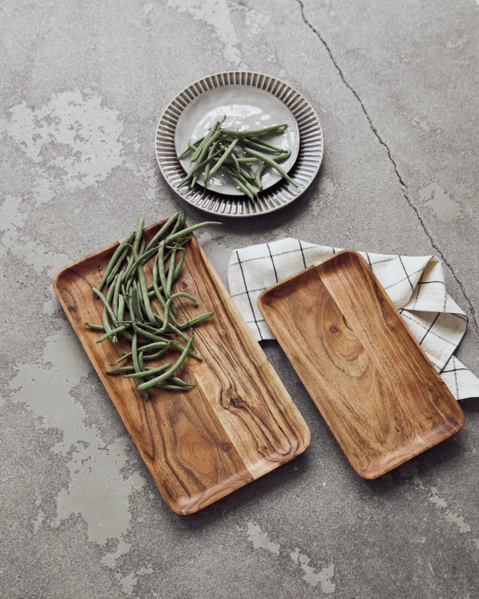 우드 트레이 2개 세트, Nature House Doctor | 하우스닥터