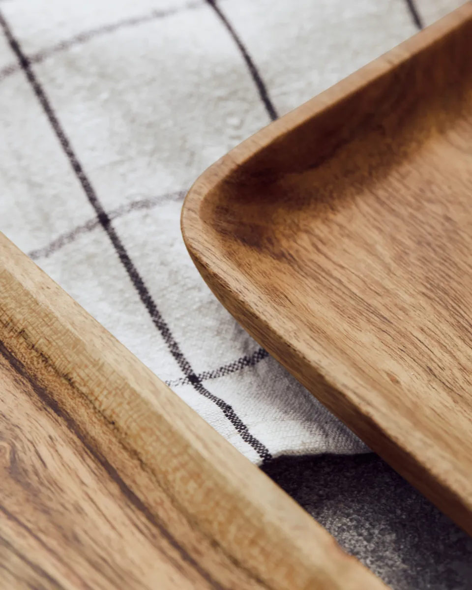 우드 트레이 2개 세트, Nature House Doctor | 하우스닥터