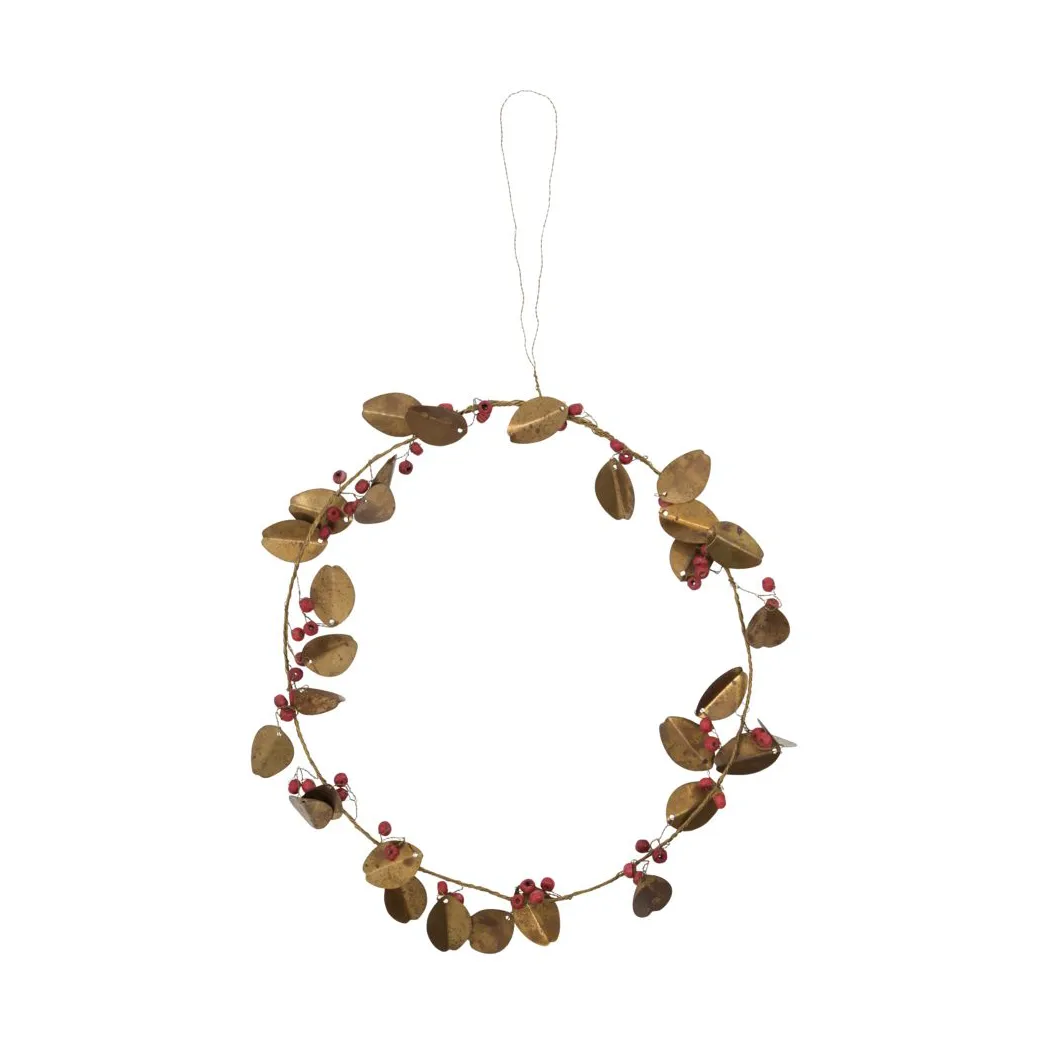 아우릭 크리스마스 화관 Ø20 cm, Brass House Doctor | 하우스닥터