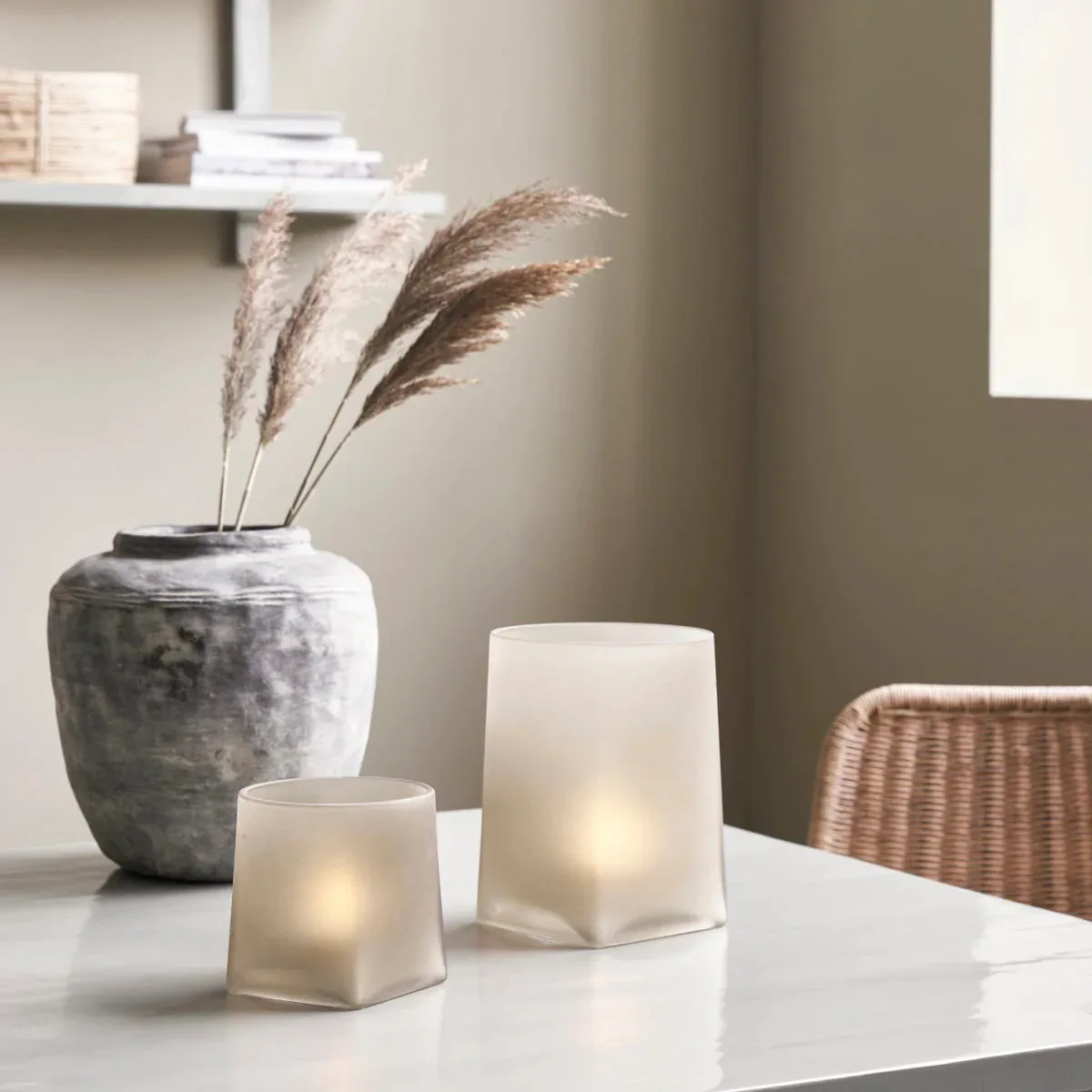 메이드 캔들홀더 라이트 브라운, 20 cm House Doctor | 하우스닥터