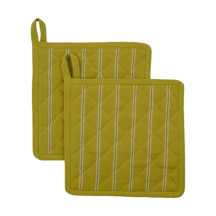셰프 팟 홀더 22x22 cm 2개 세트 - Mustard yellow - House Doctor | 하우스닥터
