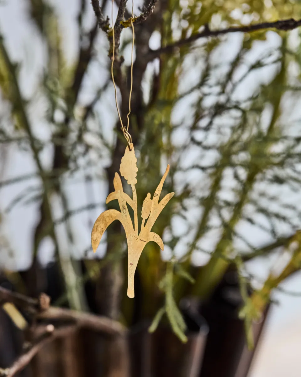 릴리 장식 행거 3개 세트, Antique brass House Doctor | 하우스닥터