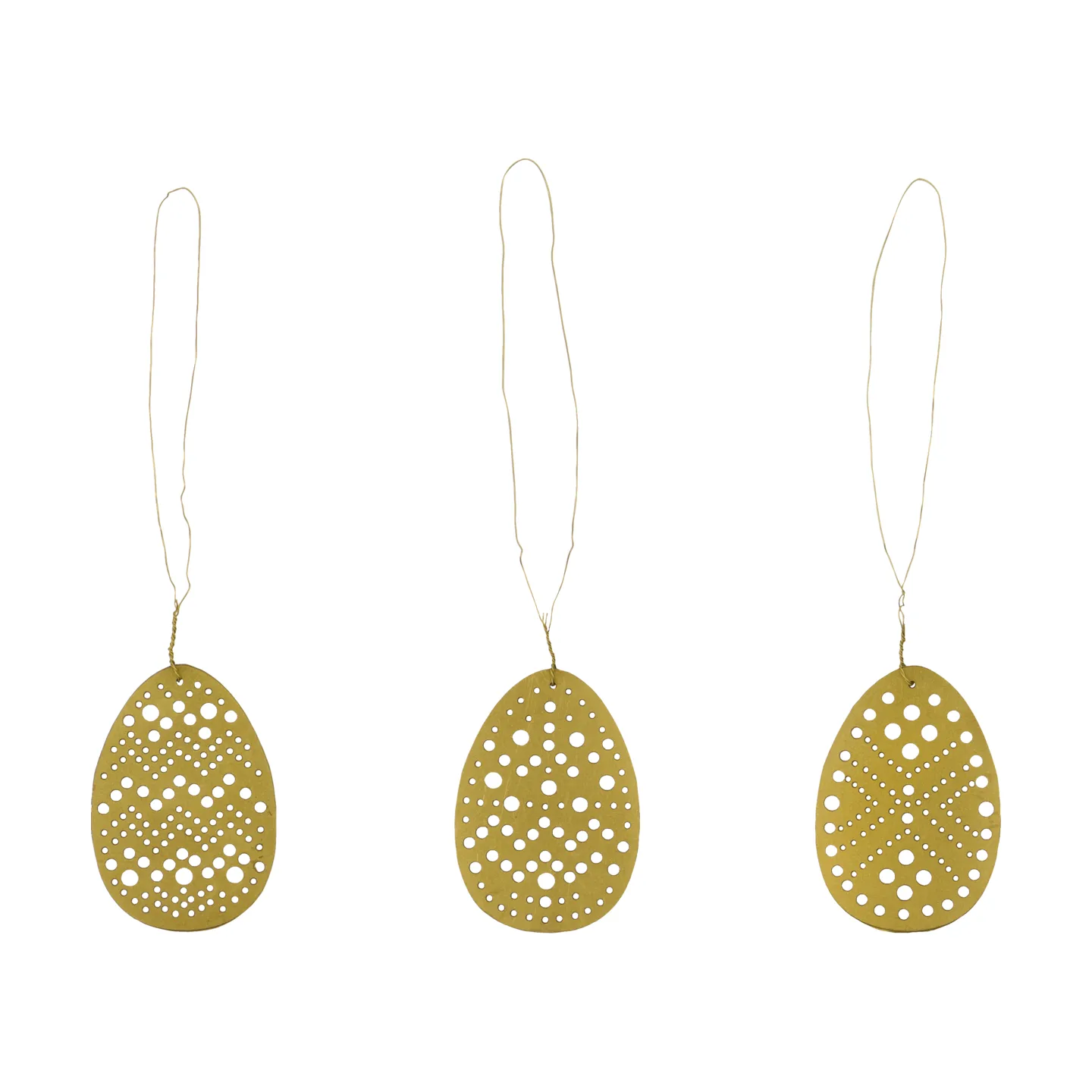 컷 부활절 장식 3개 세트, Antique brass House Doctor | 하우스닥터