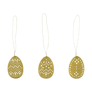 컷 부활절 장식 3개 세트 - Antique brass - House Doctor | 하우스닥터
