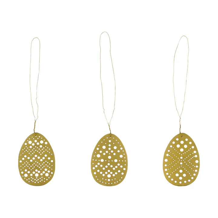 컷 부활절 장식 3개 세트 - Antique brass - House Doctor | 하우스닥터