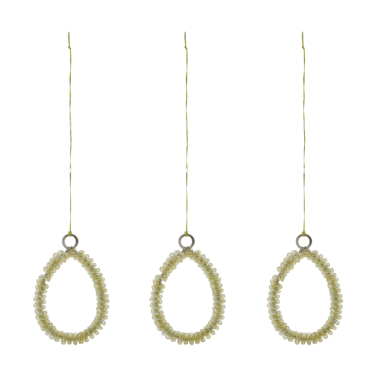 비즈 부활절 장식 3개 세트, Champagne House Doctor | 하우스닥터