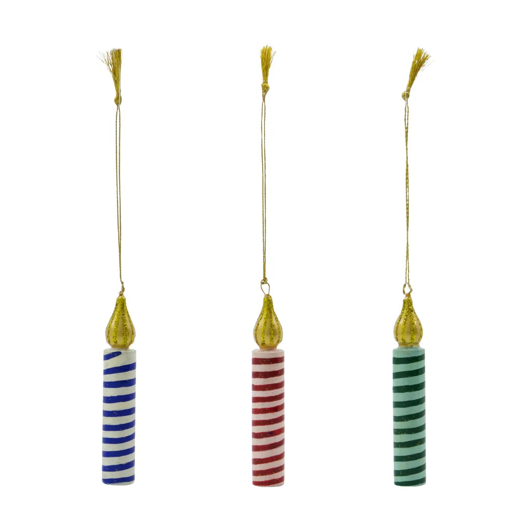 라이트 데코레이티브 펜던트 3개 세트, Green-pink-blue House Doctor | 하우스닥터