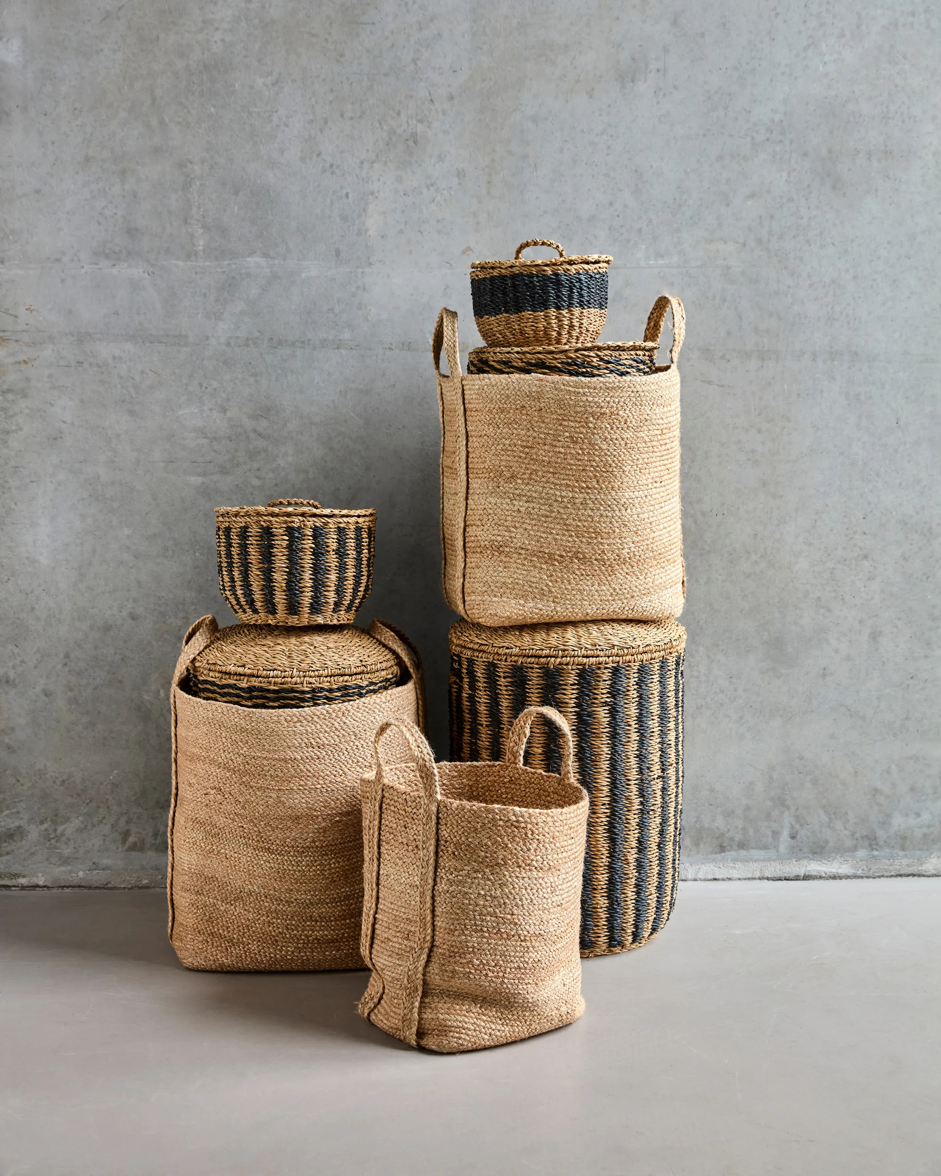 스텔라 수납 바구니 3개 세트, Natural House Doctor | 하우스닥터