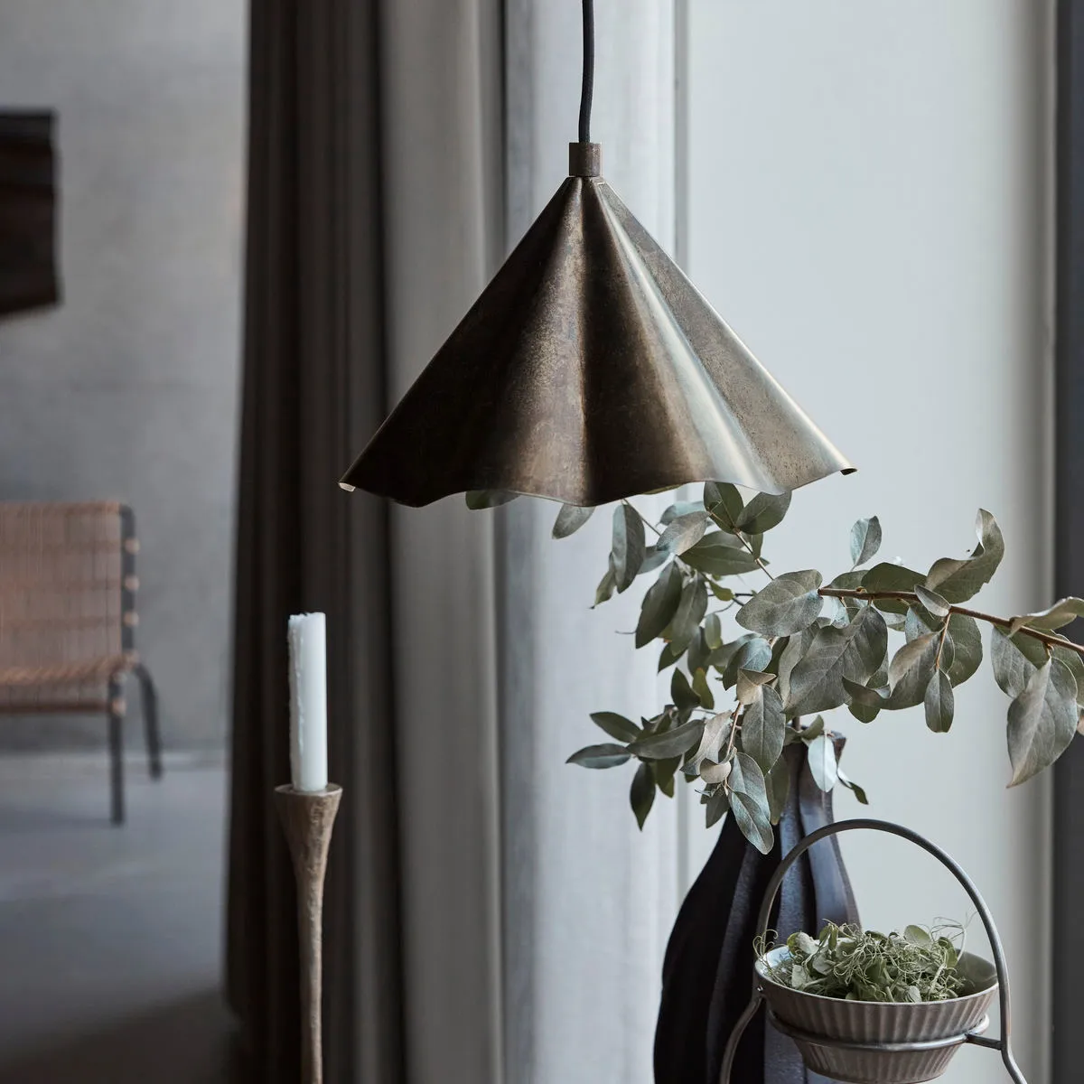 플로라 펜던트 30 cm, Antique brown House Doctor | 하우스닥터