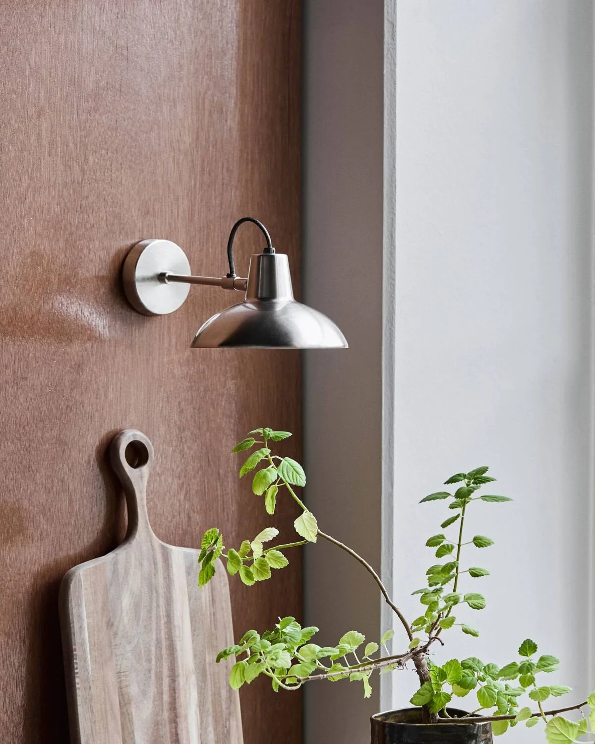 데스크 벽 조명 30 cm, Brushed silver House Doctor | 하우스닥터
