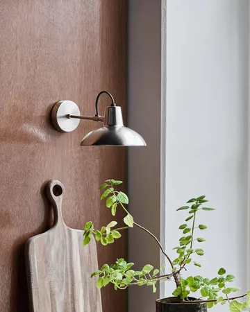 데스크 벽 조명 30 cm - Brushed silver - House Doctor | 하우스닥터