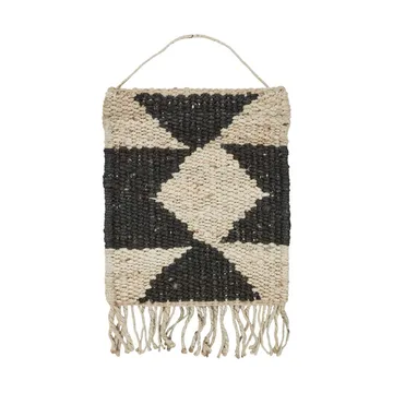 무로 벽 장식 35x50 cm - Black-natural - House Doctor | 하우스닥터