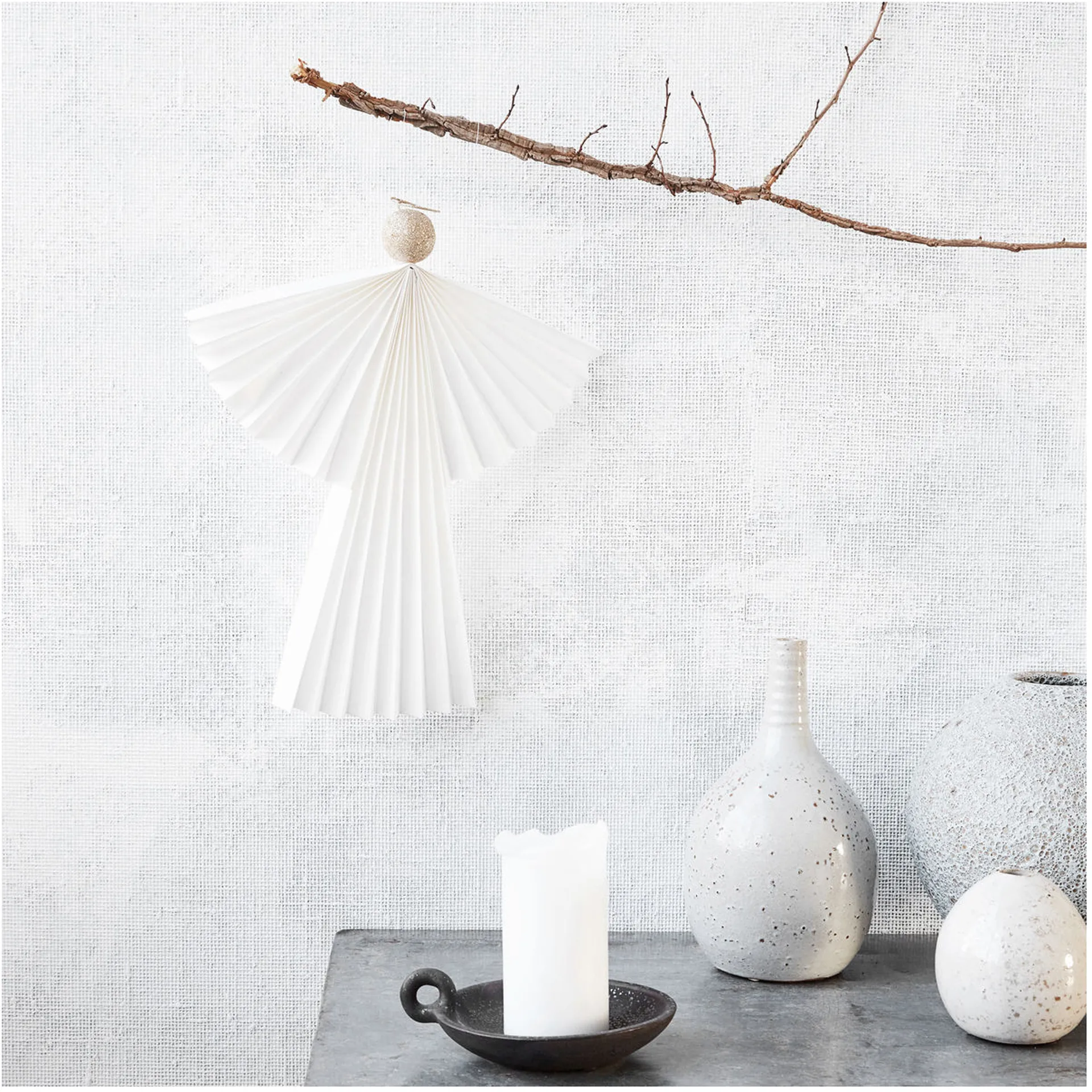 엔젤 크리스마스 소품 화이트, 36 cm House Doctor | 하우스닥터