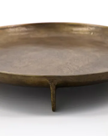 주철 장식용 메탈 트레이 Ø38 cm - Antique brass - House Doctor | 하우스닥터