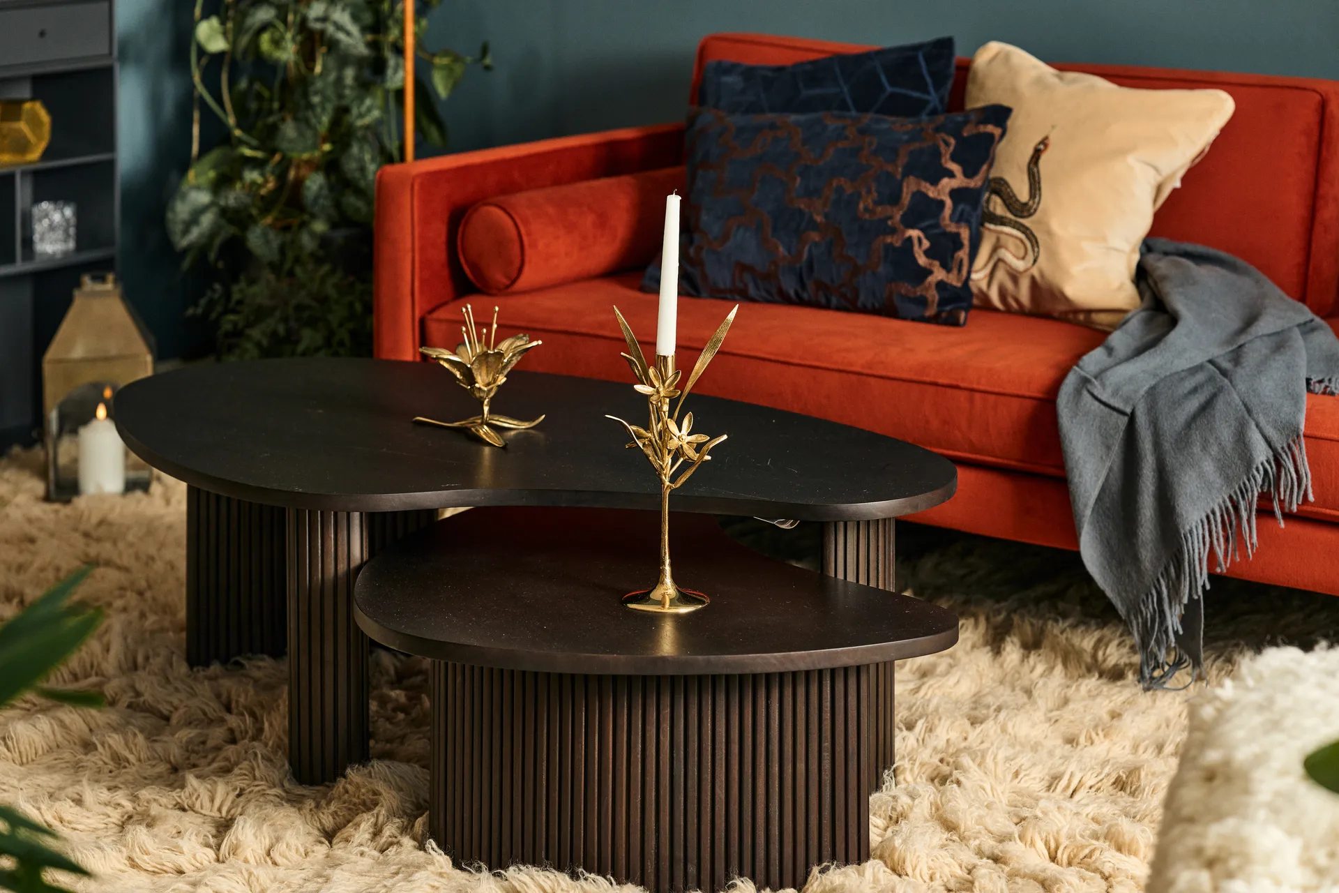 아크 캔들홀더 앤틱 브라스, 38 cm House Doctor | 하우스닥터