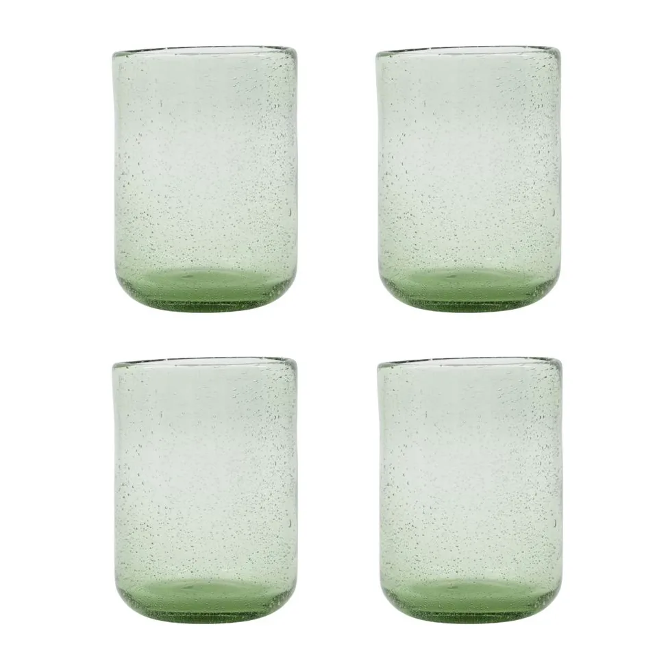리치 글래스 4개 세트, Light green House Doctor | 하우스닥터