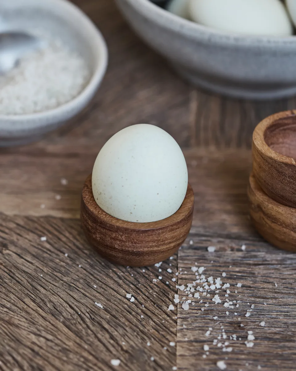 우드 에그 컵 4개 세트, Nature House Doctor | 하우스닥터