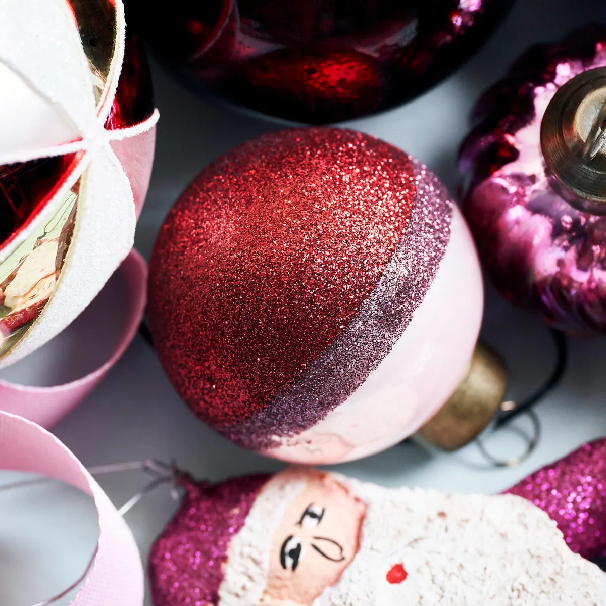 스트라이프 바우블 Ø5 cm, Pink-red House Doctor | 하우스닥터