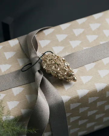 콘 크리스마스 소품 5.5 cm 6개 세트 - Gold - House Doctor | 하우스닥터