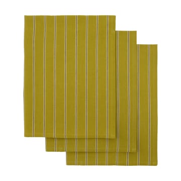 쿡 키친 타월 55x75 cm 3개 세트 - Mustard yellow - House Doctor | 하우스닥터