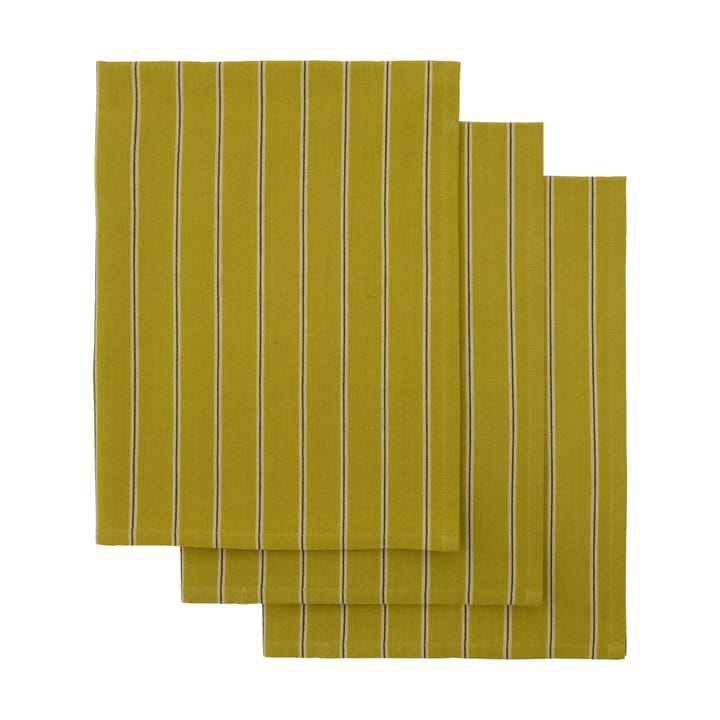 쿡 키친 타월 55x75 cm 3개 세트 - Mustard yellow - House Doctor | 하우스닥터