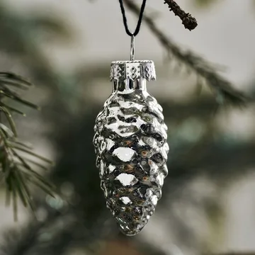 글린트 크리스마스 장식 5.8 cm 6개 세트 - Silver - House Doctor | 하우스닥터