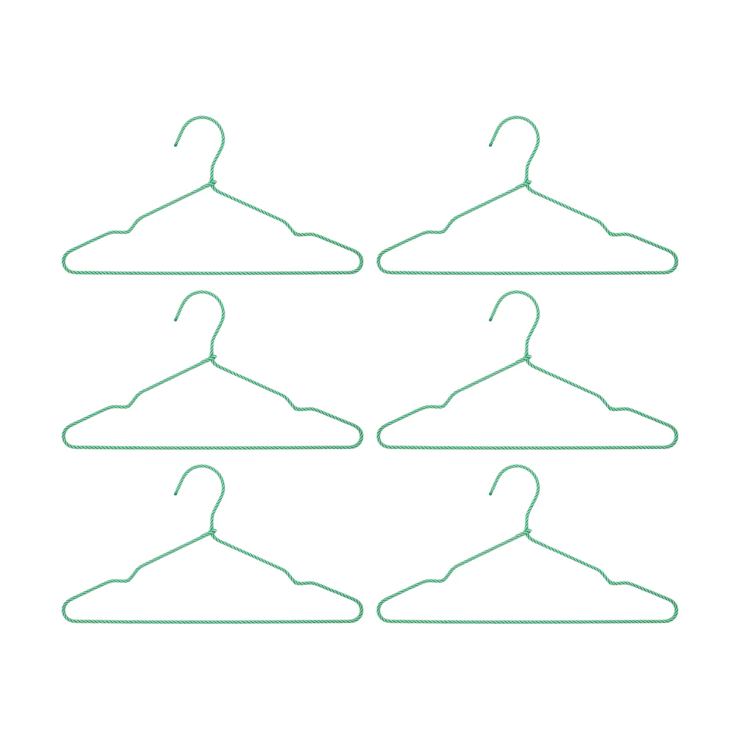 와이어 행거 6개 세트, Green House Doctor | 하우스닥터
