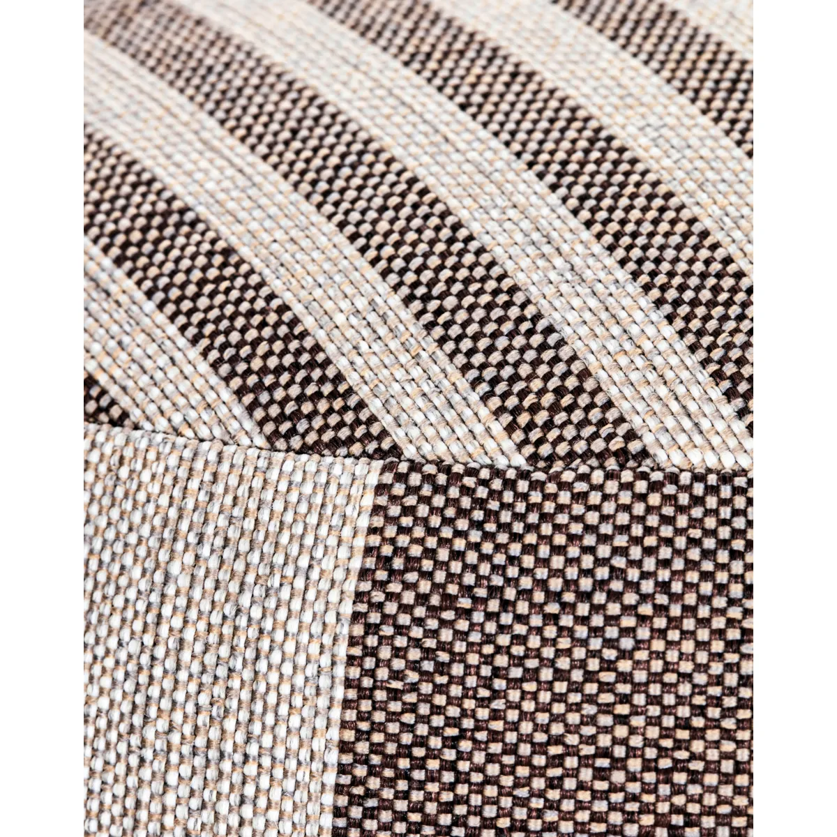 알포 푸프 Ø60x40 cm, Brown-white House Doctor | 하우스닥터