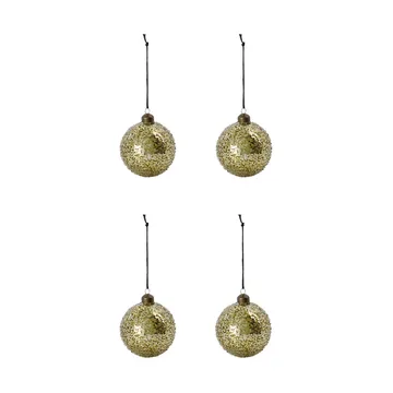 초즌 크리스마스 바우블 Ø8cm 4개 세트 - Gold - House Doctor | 하우스닥터