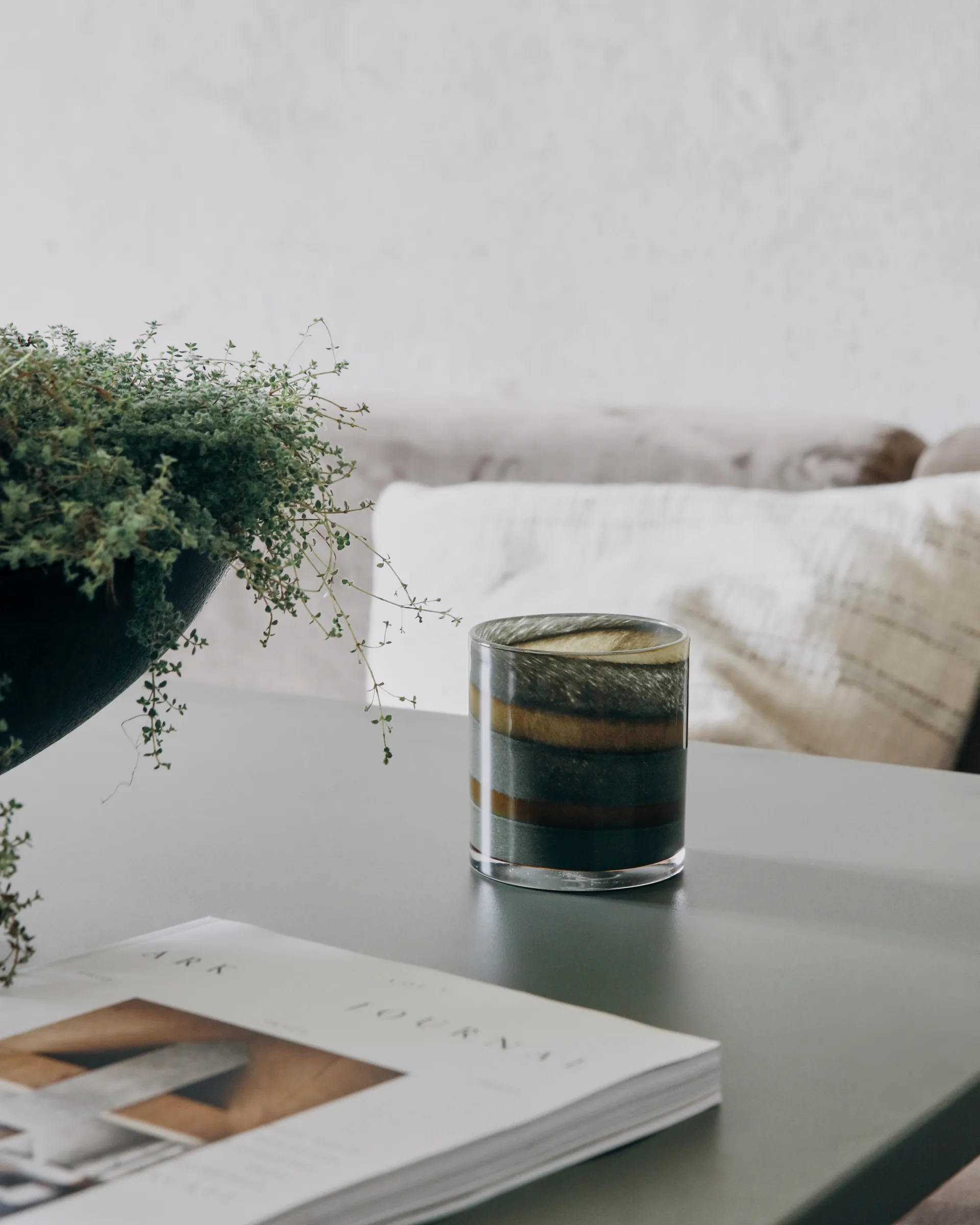 블러 티라이트 홀더 Ø9 cm, Brown House Doctor | 하우스닥터