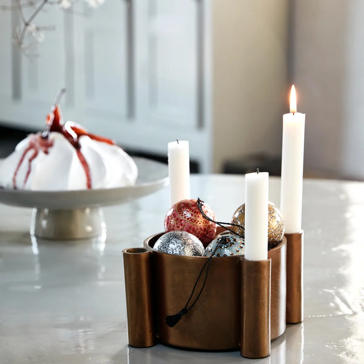 포 대림절 캔들 홀더, Antique brass House Doctor | 하우스닥터