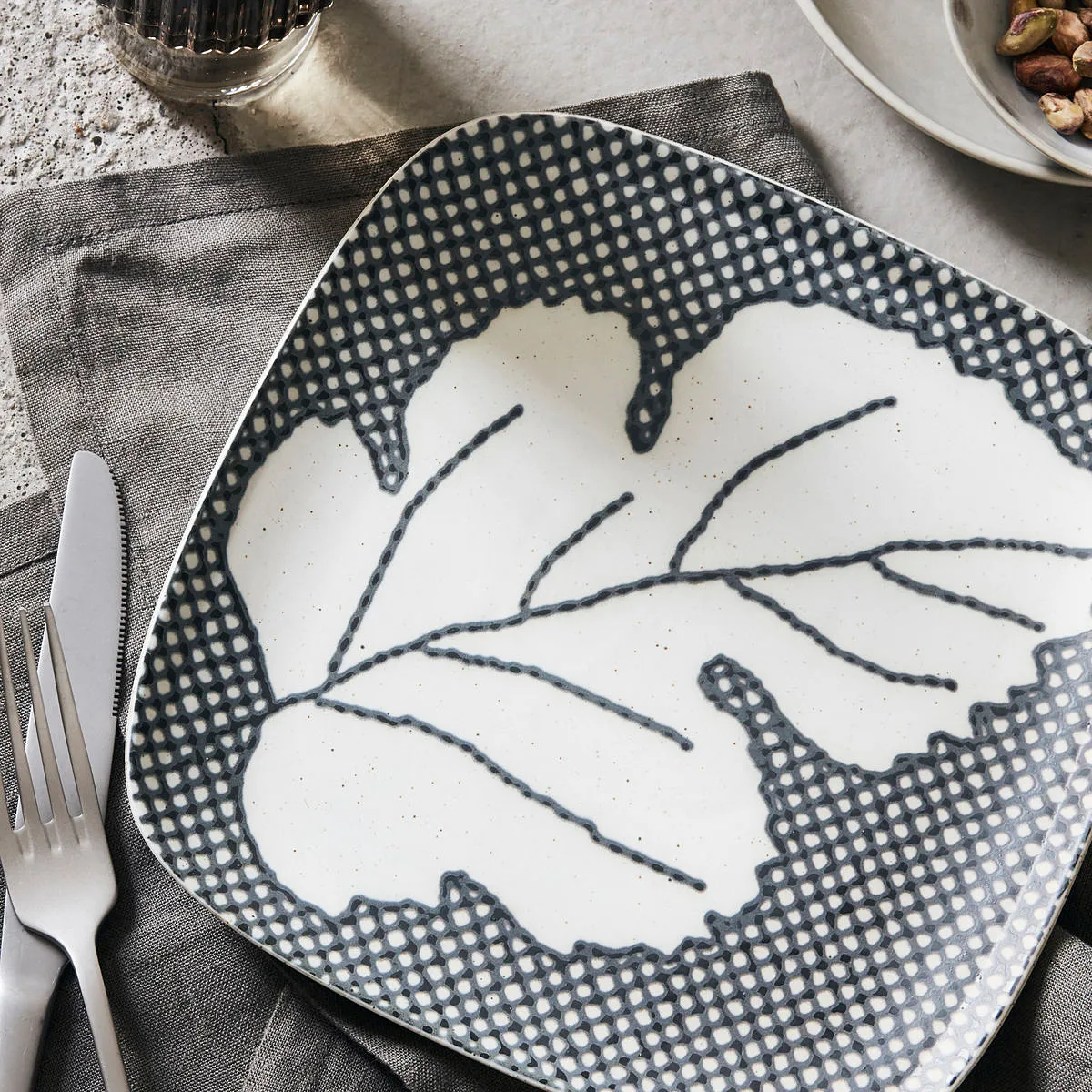 Ash 접시 21.6 cm, grey-blue House Doctor | 하우스닥터