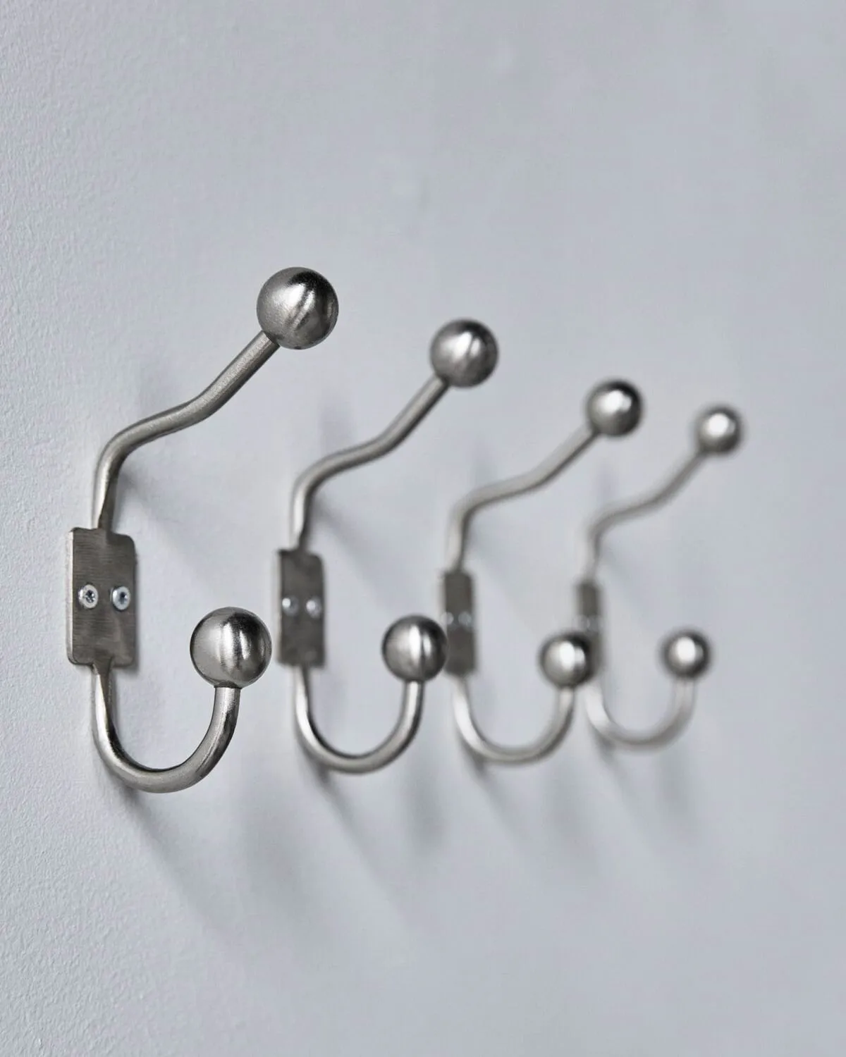Ball 훅 2개, Silver finish, Ø7x13 cm House Doctor | 하우스닥터
