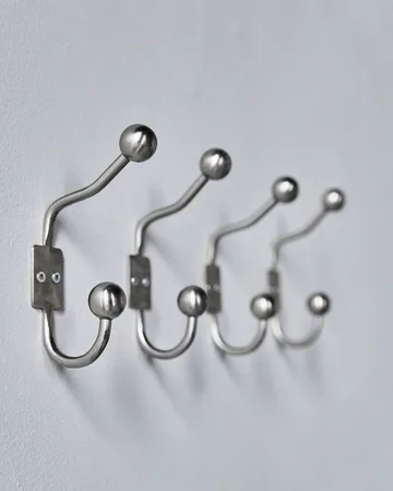 Ball 훅 2개 - Silver finish, Ø7x13 cm - House Doctor | 하우스닥터