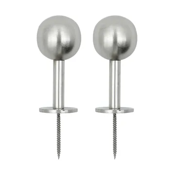 Ball 훅 2개 - Silver finish, Ø8x4 cm - House Doctor | 하우스닥터