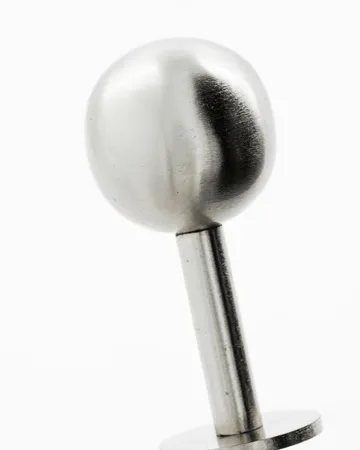 Ball 훅 2개 - Silver finish, Ø8x4 cm - House Doctor | 하우스닥터