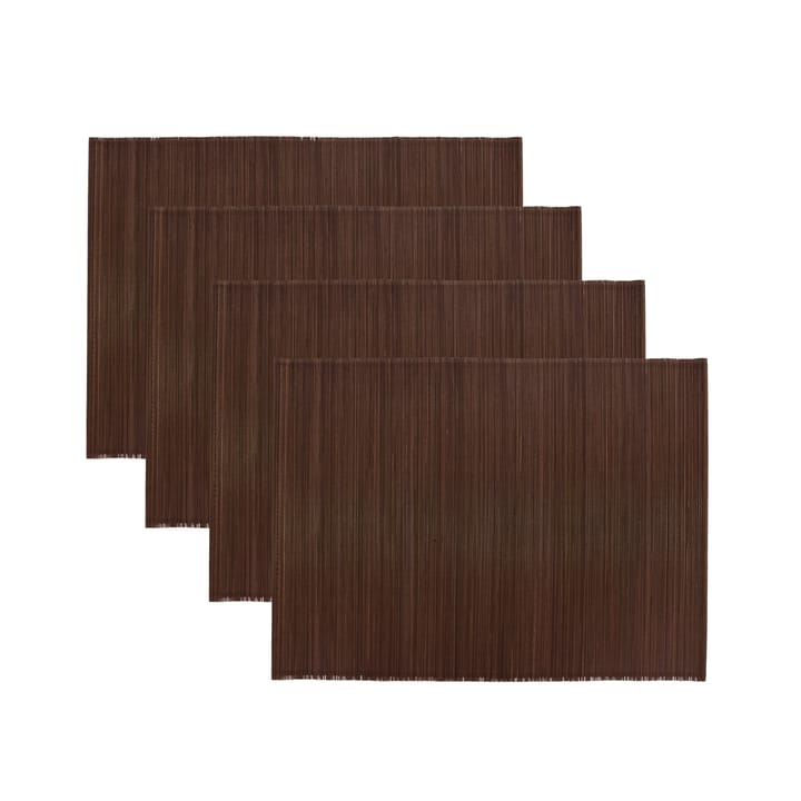 Bamb 식탁 매트 33x45 cm 4개 세트 - brown - House Doctor | 하우스닥터