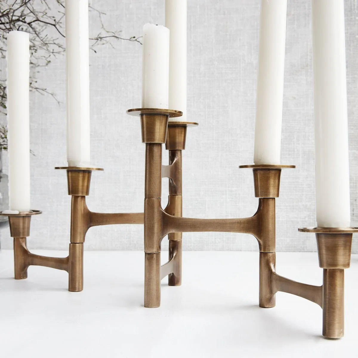 무브 캔들홀더, brass House Doctor | 하우스닥터