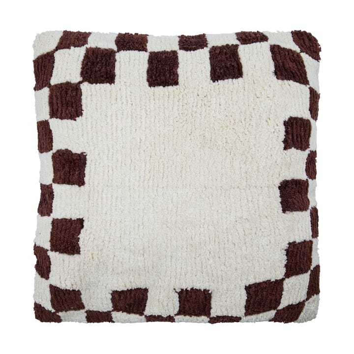 체스 쿠션 커버 - Brown-off-White, 50x50 cm - House Doctor | 하우스닥터