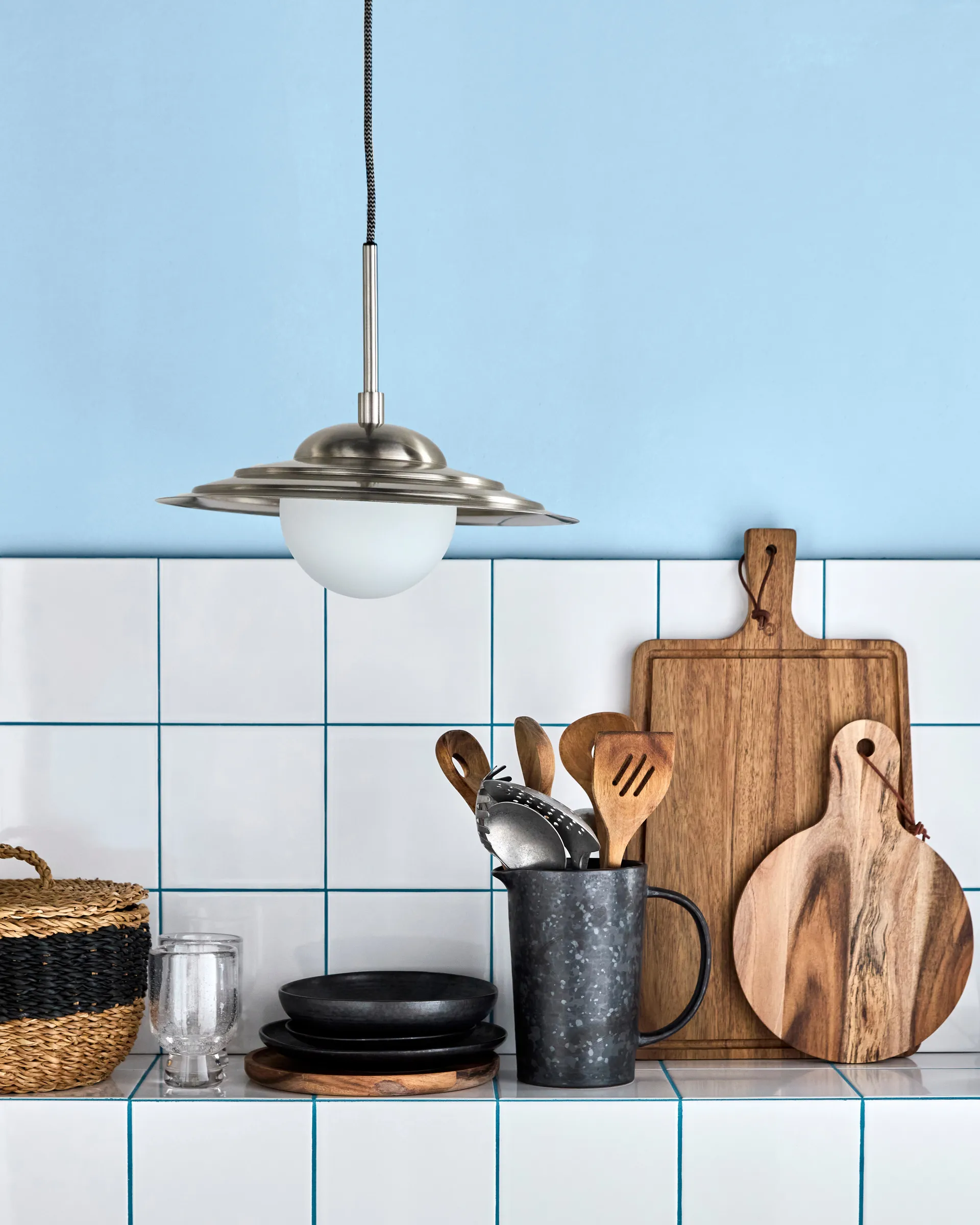 코인 펜던트 조명, Brushed silver House Doctor | 하우스닥터