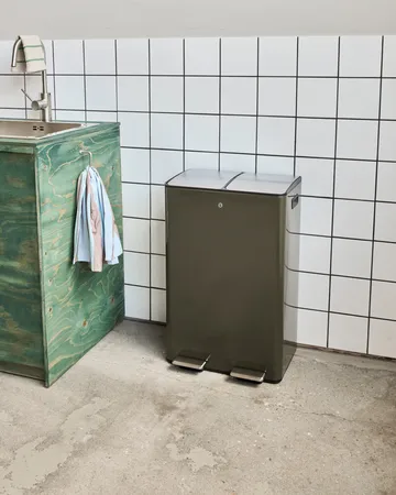 블랙 휴지통 - Deep green, 46x35.5x71 cm - House Doctor | 하우스닥터