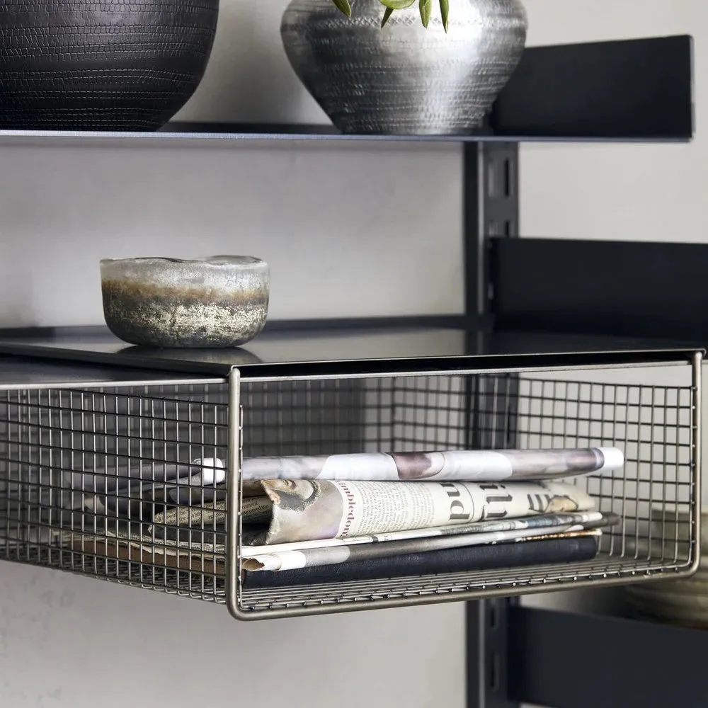 Fari 메탈 바스켓 30x35 cm 2개 세트, Black House Doctor | 하우스닥터