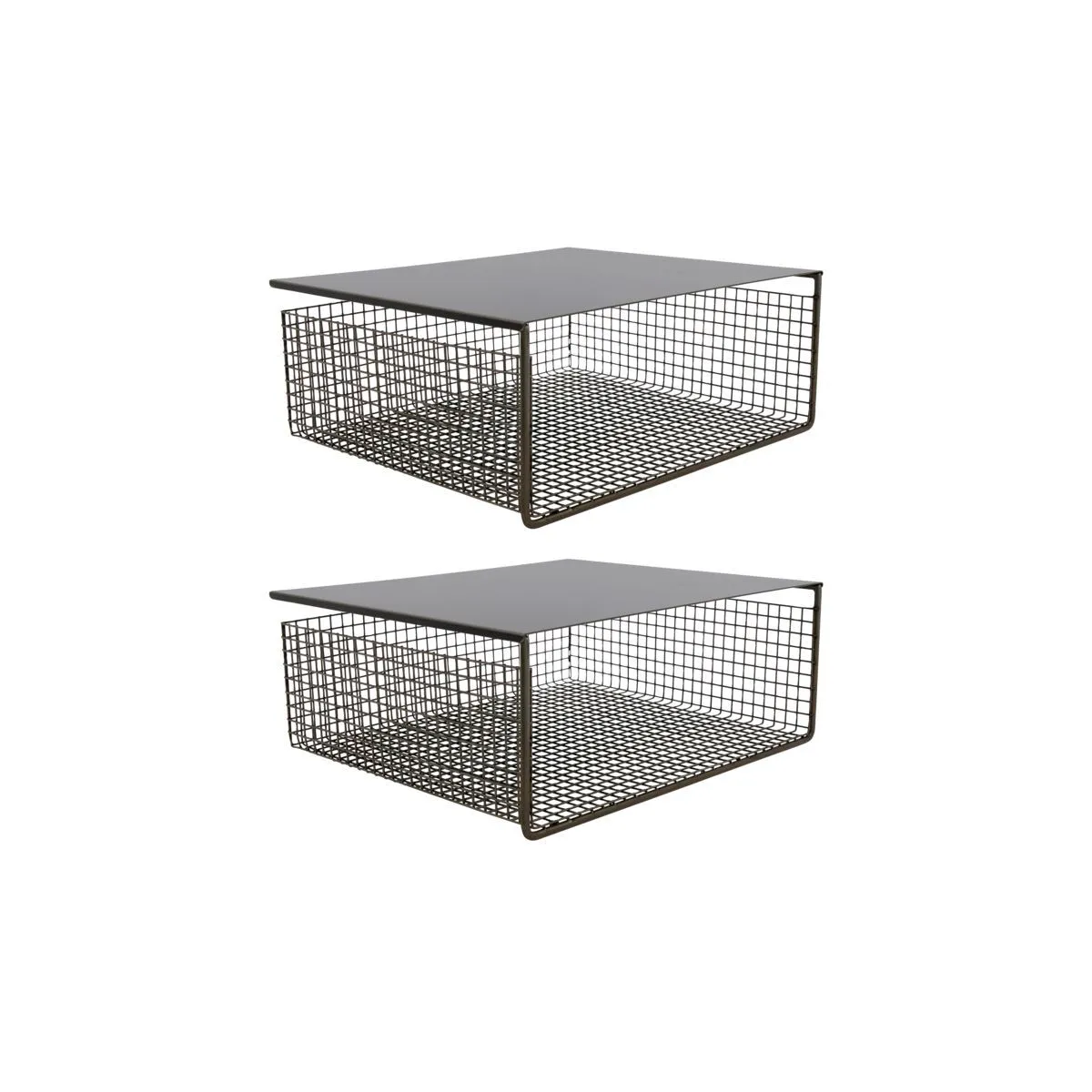 Fari 메탈 바스켓 30x35 cm 2개 세트, Black House Doctor | 하우스닥터