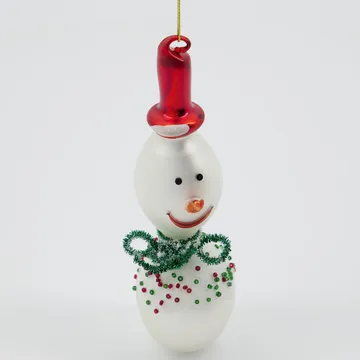 Frosty 크리스마스 데코레이션 15.9 cm 3개 세트 - White - House Doctor | 하우스닥터